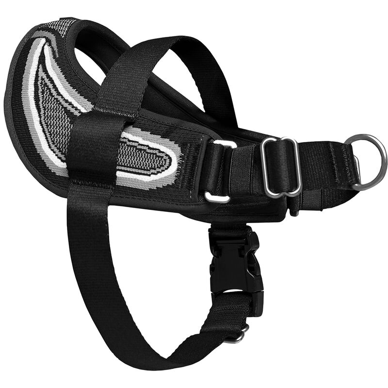 Canada Pooch, Re-Direct Harness - Black/Grey image number null